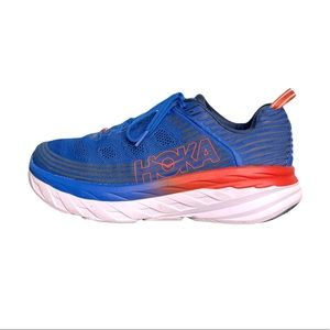 Hoka One One Men's Blue and Red Athletic Shoes